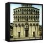 Lucca (Italy), the San Michel Church (XIIth-XIIIth Century), Circa 1895-Leon, Levy et Fils-Framed Stretched Canvas