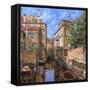 Luce a Venezia-Guido Borelli-Framed Stretched Canvas