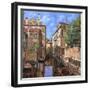 Luce a Venezia-Guido Borelli-Framed Giclee Print