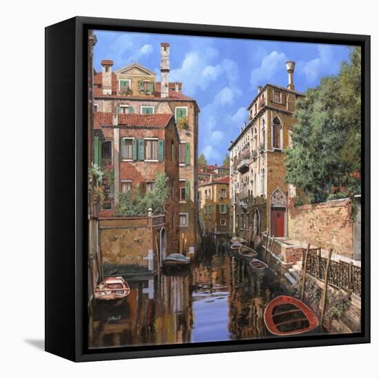 Luce a Venezia-Guido Borelli-Framed Stretched Canvas
