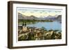 Lucerne and the Alps, Switzerland, 20th Century-null-Framed Premium Giclee Print