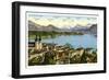 Lucerne and the Alps, Switzerland, 20th Century-null-Framed Premium Giclee Print