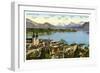 Lucerne and the Alps, Switzerland, 20th Century-null-Framed Premium Giclee Print