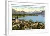 Lucerne and the Alps, Switzerland, 20th Century-null-Framed Giclee Print