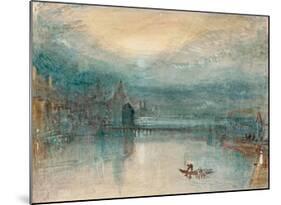 Lucerne by Moonlight, 1842-J M W Turner-Mounted Giclee Print