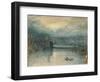 Lucerne by Moonlight: Sample Study, Circa 1842-3, Watercolour on Paper-JMW Turner-Framed Giclee Print