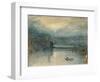 Lucerne by Moonlight: Sample Study, Circa 1842-3, Watercolour on Paper-JMW Turner-Framed Giclee Print