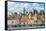 Lucerne City View with River Reuss, Switzerland-Zechal-Framed Stretched Canvas