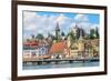 Lucerne City View with River Reuss, Switzerland-Zechal-Framed Photographic Print