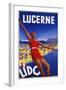 Lucerne Lido, c.1930-null-Framed Giclee Print