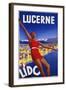 Lucerne Lido, c.1930-null-Framed Giclee Print