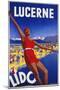Lucerne Lido, c.1930-null-Mounted Giclee Print