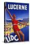 Lucerne Lido, c.1930-null-Stretched Canvas