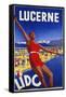 Lucerne Lido, c.1930-null-Framed Stretched Canvas