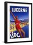 Lucerne Lido, c.1930-null-Framed Giclee Print