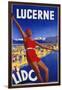 Lucerne Lido, c.1930-null-Framed Giclee Print