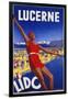 Lucerne Lido, c.1930-null-Framed Giclee Print