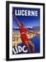 Lucerne Lido, c.1930-null-Framed Giclee Print