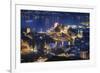 Lucerne Old Town Night Scenic, Switzerland-George Oze-Framed Photographic Print