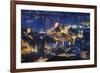 Lucerne Old Town Night Scenic, Switzerland-George Oze-Framed Photographic Print