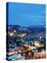 Lucerne on Lake Lucerne, Lucerne, Switzerland, Europe-Christian Kober-Stretched Canvas