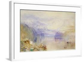 Lucerne, Sunset-J. M. W. Turner-Framed Giclee Print