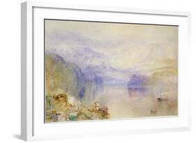 Lucerne, Sunset-J. M. W. Turner-Framed Giclee Print