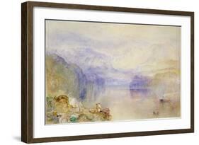 Lucerne, Sunset-J. M. W. Turner-Framed Giclee Print