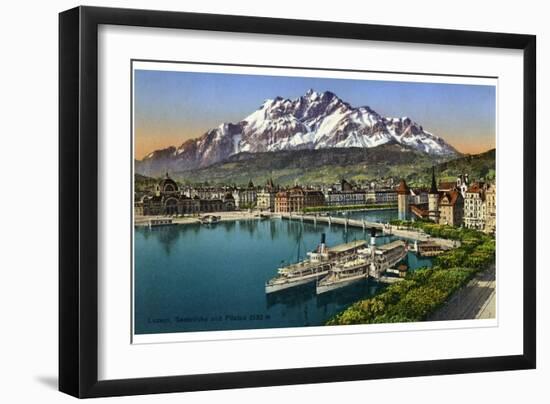 Lucerne, Switzerland, 20th Century-null-Framed Giclee Print