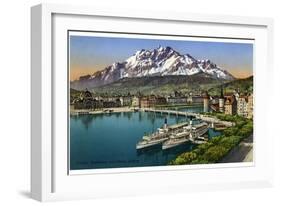 Lucerne, Switzerland, 20th Century-null-Framed Giclee Print