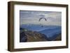 Lucerne, Switzerland. Paragliding off Mt. Pilatus.-Michele Niles-Framed Photographic Print