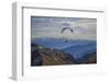 Lucerne, Switzerland. Paragliding off Mt. Pilatus.-Michele Niles-Framed Photographic Print