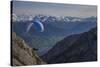 Lucerne, Switzerland. Paragliding off Mt. Pilatus.-Michele Niles-Stretched Canvas