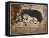 Lucerne: the Lion Sculpture-null-Framed Stretched Canvas