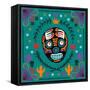 Lucha Libre II-Laura Marr-Framed Stretched Canvas