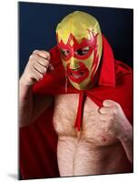 Luchador Portrait-sumnersgraphicsinc-Mounted Photographic Print