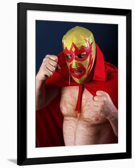 Luchador Portrait-sumnersgraphicsinc-Framed Photographic Print