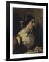 Lucia, a Lombard Woman-Domenico Induno-Framed Giclee Print