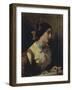 Lucia, a Lombard Woman-Domenico Induno-Framed Giclee Print