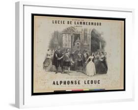 Lucia De Lamermoor' by Gaetano Donizetti (1797-1848)-null-Framed Giclee Print