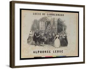 Lucia De Lamermoor' by Gaetano Donizetti (1797-1848)-null-Framed Giclee Print