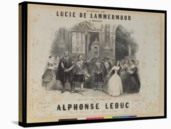 Lucia De Lamermoor' by Gaetano Donizetti (1797-1848)-null-Stretched Canvas