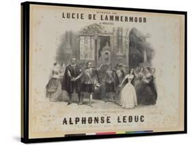 Lucia De Lamermoor' by Gaetano Donizetti (1797-1848)-null-Stretched Canvas
