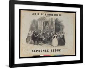 Lucia De Lamermoor' by Gaetano Donizetti (1797-1848)-null-Framed Giclee Print