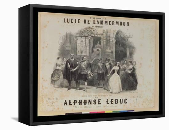 Lucia De Lamermoor' by Gaetano Donizetti (1797-1848)-null-Framed Stretched Canvas