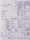 Music Score from Passaggio-Luciano Berio-Laminated Giclee Print