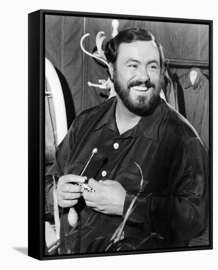 Luciano Pavarotti-null-Framed Stretched Canvas