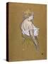 Lucie Bellanger, circa 1895-1896-Henri de Toulouse-Lautrec-Stretched Canvas