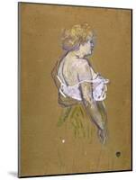 Lucie Bellanger, circa 1895-1896-Henri de Toulouse-Lautrec-Mounted Giclee Print