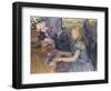 Lucie Leon at the Piano, 1892-Berthe Morisot-Framed Giclee Print